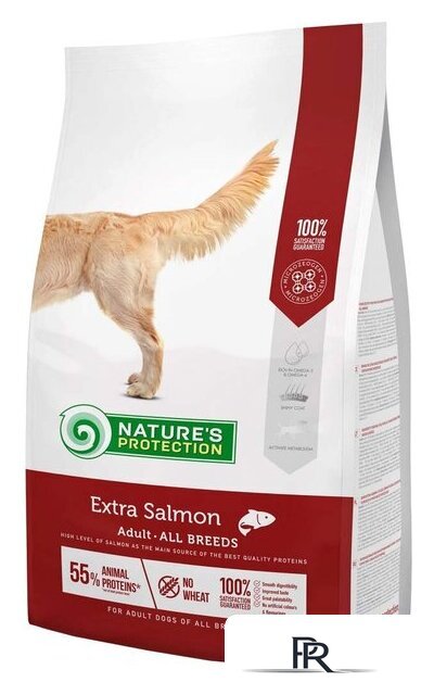 Сухой корм для собак Nature's Protection Extra Salmon Adult All Breeds NPS45752 12 кг - Изображение №1 — Интернет-магазин ПроЗаказ