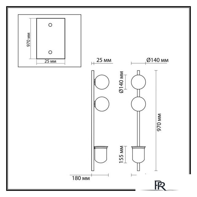 Бра Odeon Light Flower 4681/2WA - Изображение №2 — Интернет-магазин ПроЗаказ