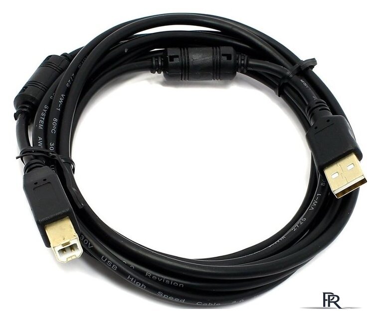 Кабель 5bites USB Type-A - USB Type-B UC5010-050A (5 м, черный) - Изображение №1 — Интернет-магазин ПроЗаказ