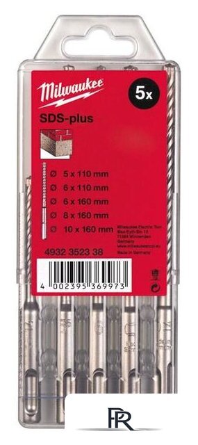 Набор буров Milwaukee 4932352338 (5 предметов) - Изображение №1 — Интернет-магазин ПроЗаказ