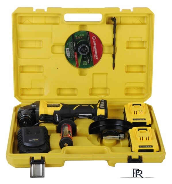 Угловая шлифмашина Hanskonner HAG18125BL (с 2-мя АКБ, кейс) - Изображение №1 — Интернет-магазин ПроЗаказ