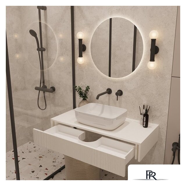  ЗОВ Тумба под умывальник Токио Премиум 120 TP120WWPTOC0 (белый) - Изображение №4 — Интернет-магазин ПроЗаказ