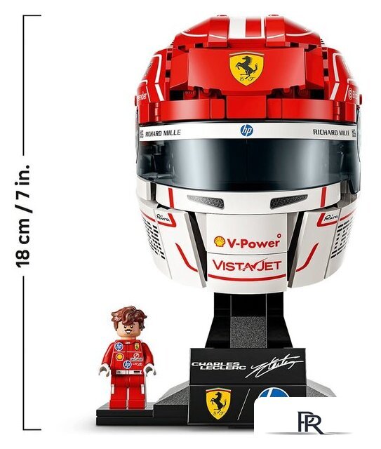 Конструктор LEGO Editions 43014 Шлем Шарля Леклера команды Scuderia Ferrari HP - Изображение №5 — Интернет-магазин ПроЗаказ