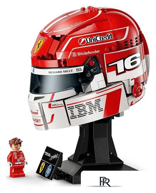 Конструктор LEGO Editions 43014 Шлем Шарля Леклера команды Scuderia Ferrari HP - Изображение №4 — Интернет-магазин ПроЗаказ
