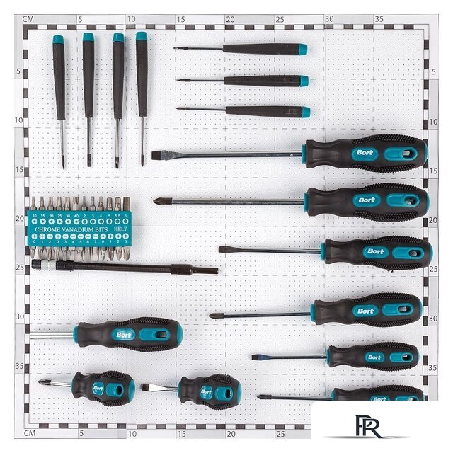 Набор отверток Bort BTK-42 (42 предмета) - Изображение №4 — Интернет-магазин ПроЗаказ