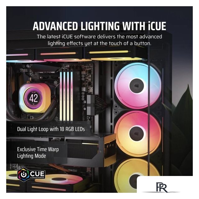Вентилятор для корпуса Corsair iCUE LINK LX140R RGB Reverse Dual Pack CO-9051052-WW - Изображение №4 — Интернет-магазин ПроЗаказ