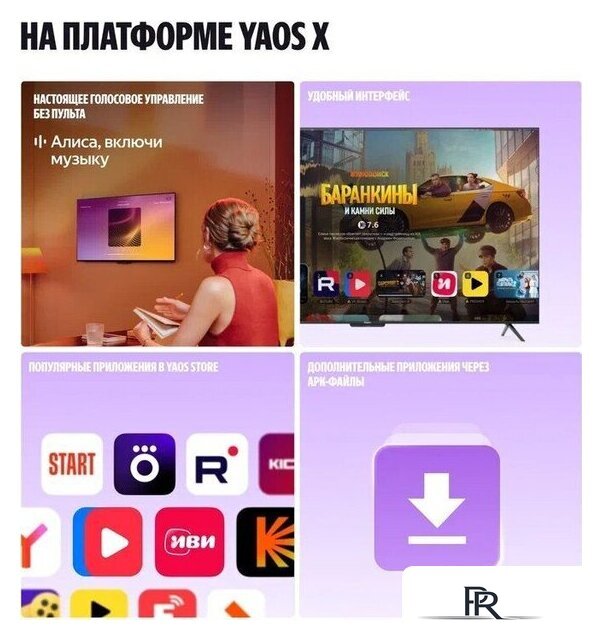 MiniLED телевизор Яндекс ТВ Станция Про MiniLED с Алисой 65 - Изображение №8 — Интернет-магазин ПроЗаказ