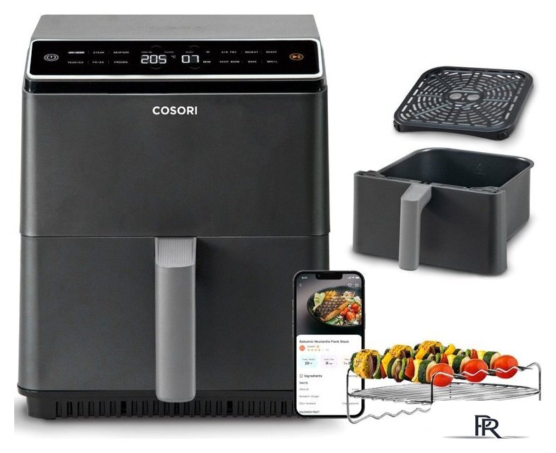 Аэрогриль (аэрофритюрница) Cosori Dual Blaze Air Fryer CAF-P681S-KEUR - Изображение №1 — Интернет-магазин ПроЗаказ