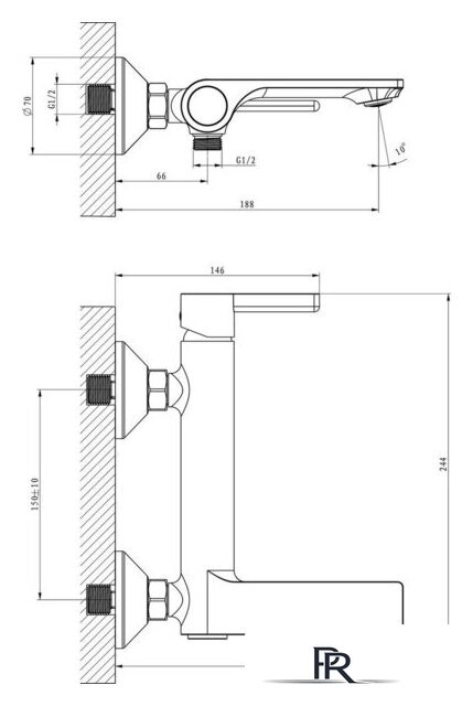 Смеситель Lauter Velvet 21СК6696С - Изображение №3 — Интернет-магазин ПроЗаказ