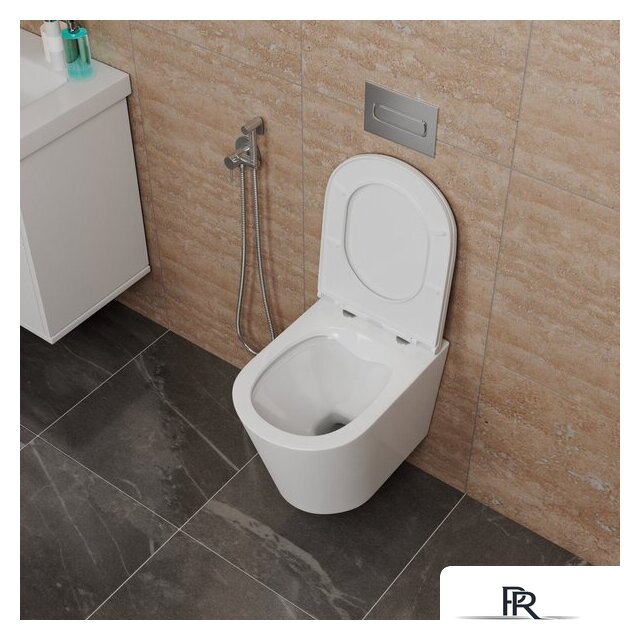 Унитаз подвесной D&K Venice DT1026016 (белый, сиденье микролифт) - Изображение №10 — Интернет-магазин ПроЗаказ