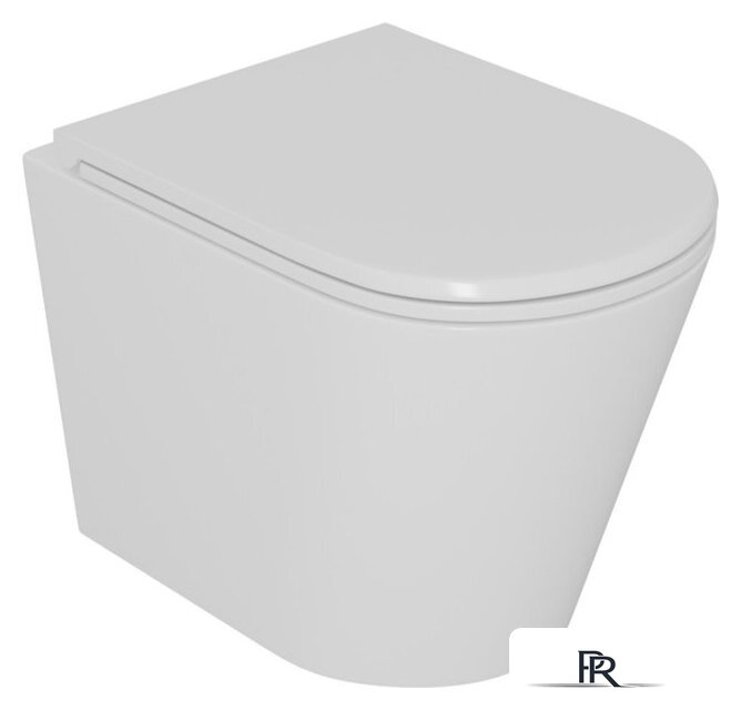 Унитаз подвесной D&K Venice DT1026016 (белый, сиденье микролифт) - Изображение №1 — Интернет-магазин ПроЗаказ