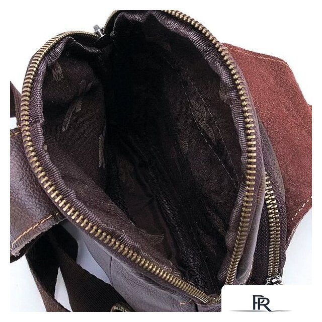 Городской рюкзак Poshete 253-2201-30-BRW (коричневый) - Изображение №4 — Интернет-магазин ПроЗаказ