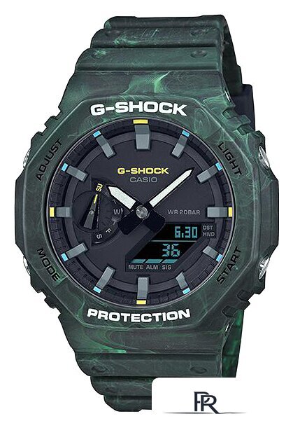 Наручные часы Casio G-Shock GA-2100FR-3A - Изображение №1 — Интернет-магазин ПроЗаказ