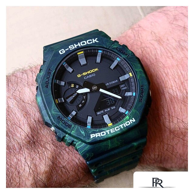 Наручные часы Casio G-Shock GA-2100FR-3A - Изображение №5 — Интернет-магазин ПроЗаказ