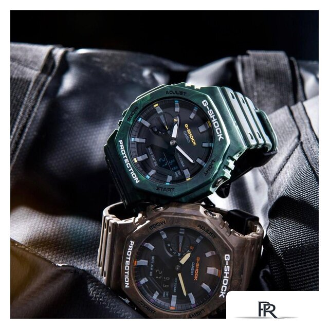 Наручные часы Casio G-Shock GA-2100FR-3A - Изображение №4 — Интернет-магазин ПроЗаказ