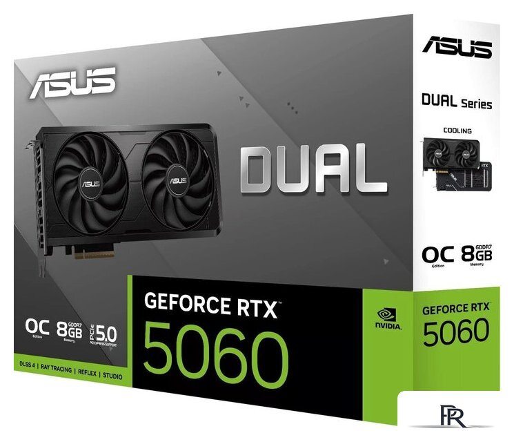 Видеокарта ASUS Dual GeForce RTX 5060 Evo OC Edition 8GB GDDR7 DUAL-RTX5060-O8G-EVO - Изображение №13 — Интернет-магазин ПроЗаказ