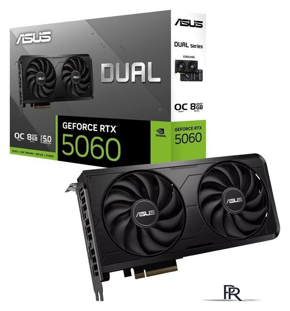 Видеокарта ASUS Dual GeForce RTX 5060 Evo OC Edition 8GB GDDR7 DUAL-RTX5060-O8G-EVO - Изображение №14 — Интернет-магазин ПроЗаказ