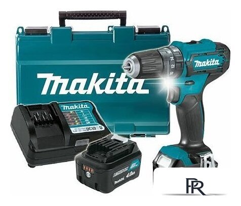 Ударная дрель-шуруповерт Makita HP333DWME (с 2-мя АКБ, кейс) - Изображение №1 — Интернет-магазин ПроЗаказ