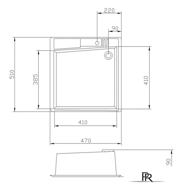 Кухонная мойка Акватон Парма (терракотовый) - Изображение №2 — Интернет-магазин ПроЗаказ