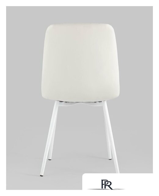 Стул Stool Group Oliver (экокожа белый/белые ножки) - Изображение №4 — Интернет-магазин ПроЗаказ