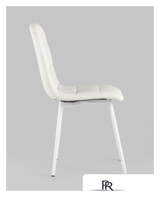 Стул Stool Group Oliver (экокожа белый/белые ножки) - Изображение №3 — Интернет-магазин ПроЗаказ