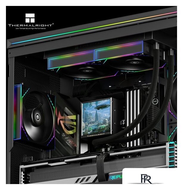 Система жидкостного охлаждения для процессора Thermalright Peerless Vision 240 ARGB (черный) - Изображение №7 — Интернет-магазин ПроЗаказ