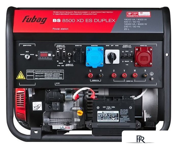 Бензиновый генератор Fubag BS 8500 XD ES Duplex - Изображение №2 — Интернет-магазин ПроЗаказ