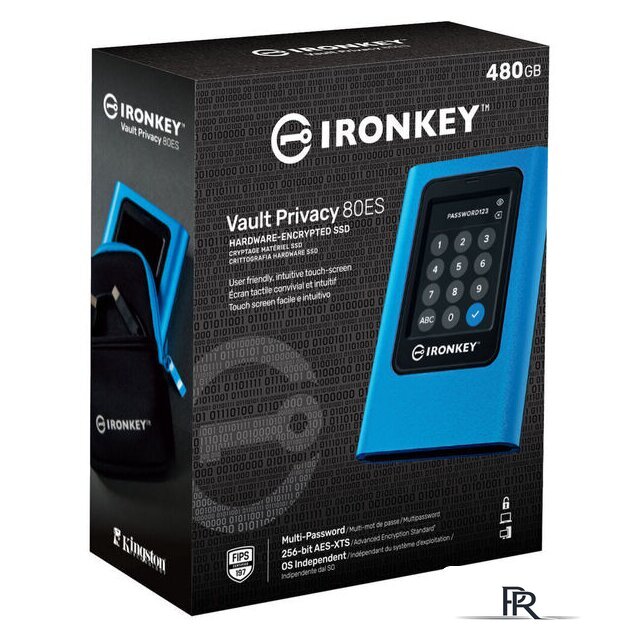 Внешний накопитель Kingston IronKey Vault Privacy 80 960GB IKVP80ES/960G - Изображение №5 — Интернет-магазин ПроЗаказ