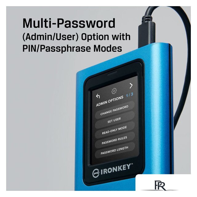 Внешний накопитель Kingston IronKey Vault Privacy 80 960GB IKVP80ES/960G - Изображение №8 — Интернет-магазин ПроЗаказ
