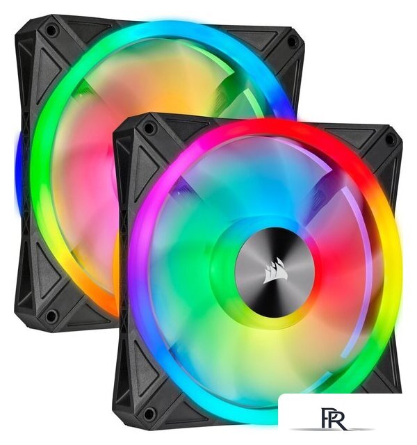 Комплект вентиляторов для корпуса Corsair iCUE QL140 RGB Dual Pack CO-9050100-WW - Изображение №1 — Интернет-магазин ПроЗаказ