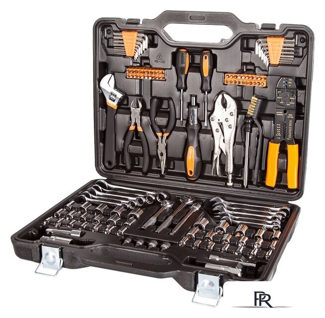 Универсальный набор инструментов Bort BTK-123 (123 предмета) - Изображение №1 — Интернет-магазин ПроЗаказ