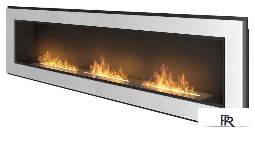 Биокамин SimpleFire Frame 1800 (белый) - Изображение №1 — Интернет-магазин ПроЗаказ