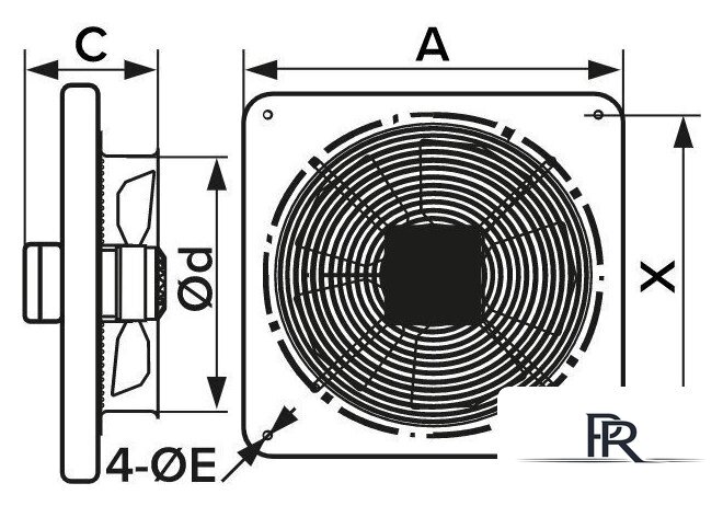 Осевой вентилятор ERA D200 Storm 200 - Изображение №2 — Интернет-магазин ПроЗаказ