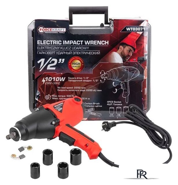 Гайковерт ForceKraft FK-WT03071 (кейс) - Изображение №1 — Интернет-магазин ПроЗаказ