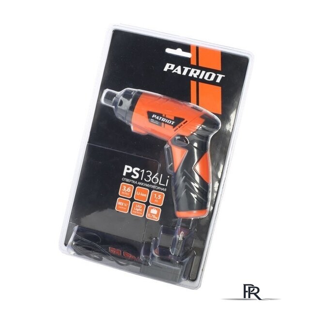 Электроотвертка Patriot PS 136Li 180201303 (с 1-им АКБ) - Изображение №10 — Интернет-магазин ПроЗаказ