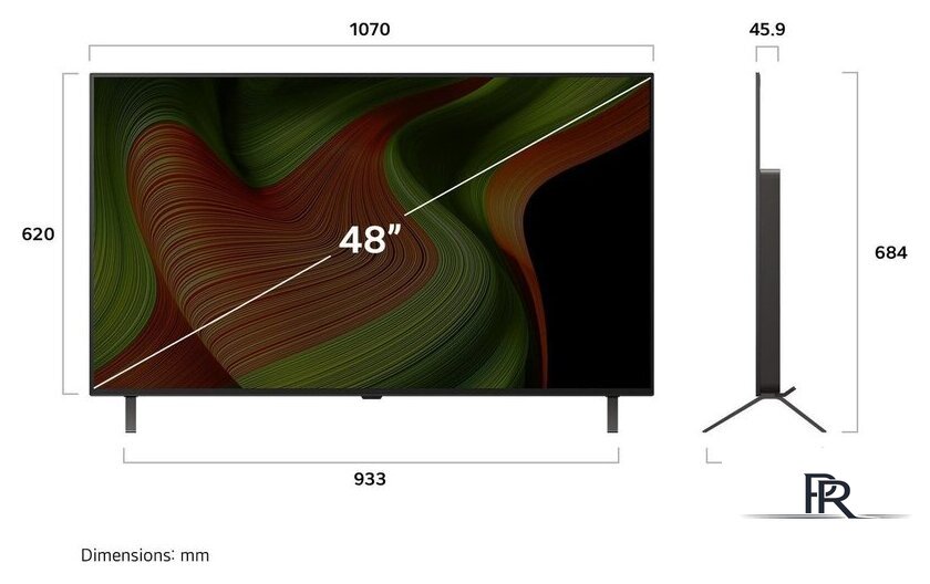 OLED телевизор LG OLED AI B5 OLED48B5RLA - Изображение №4 — Интернет-магазин ПроЗаказ