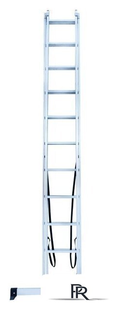 Лестница-стремянка Новая высота NV 122 алюминиевая двухсекционная 2x11 ступеней - Изображение №4 — Интернет-магазин ПроЗаказ