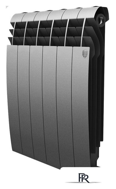Биметаллический радиатор Royal Thermo BiLiner 500 Silver Satin (5 секций) - Изображение №1 — Интернет-магазин ПроЗаказ