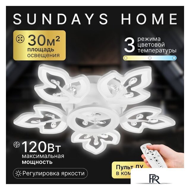 Припотолочная люстра Sundays Home R-40 6327 - Изображение №1 — Интернет-магазин ПроЗаказ