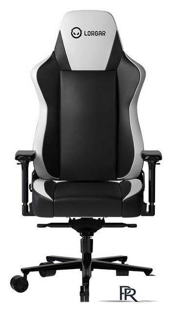 Игровое (геймерское) кресло Lorgar Base 311 (черный/белый) - Изображение №1 — Интернет-магазин ПроЗаказ