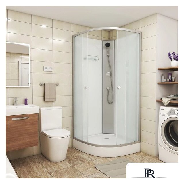 Душевая кабина Niagara Eco E90/13/MT/BK 90x90x200 - Изображение №10 — Интернет-магазин ПроЗаказ