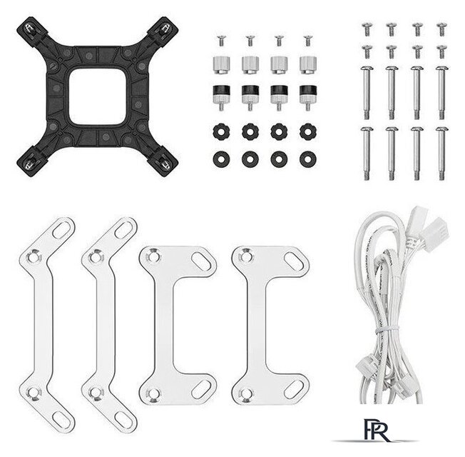 Система жидкостного охлаждения для процессора DeepCool LP240 WH R-LP240-WHMSMC-G-1 - Изображение №5 — Интернет-магазин ПроЗаказ