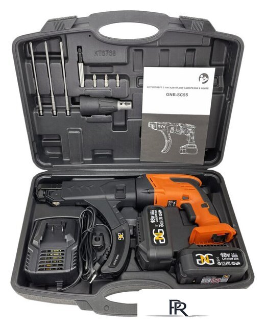 Шуруповерт для гипсокартона GNG GNBSC55 (с 2-мя АКБ, кейс) - Изображение №1 — Интернет-магазин ПроЗаказ