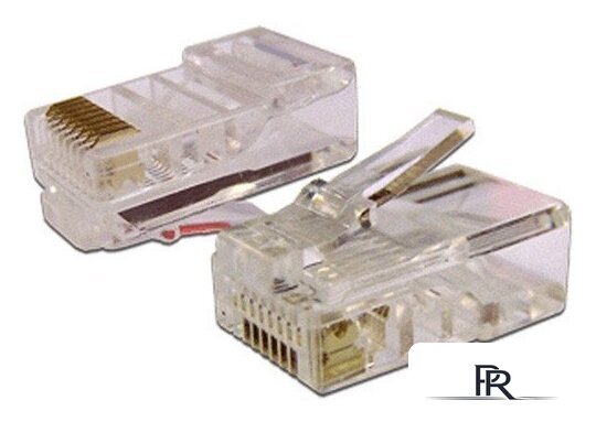 Коннектор Lanmaster TWT-PL45/S-8P8C-6A (100 шт) - Изображение №1 — Интернет-магазин ПроЗаказ