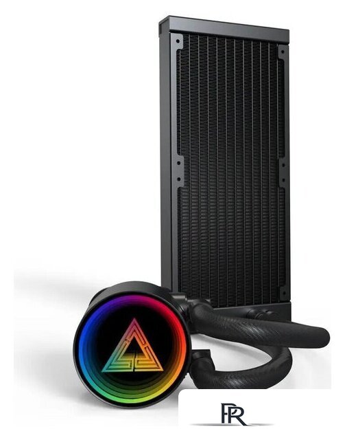 Система жидкостного охлаждения для процессора Montech LightFlow ARGB 240 (черный) - Изображение №3 — Интернет-магазин ПроЗаказ