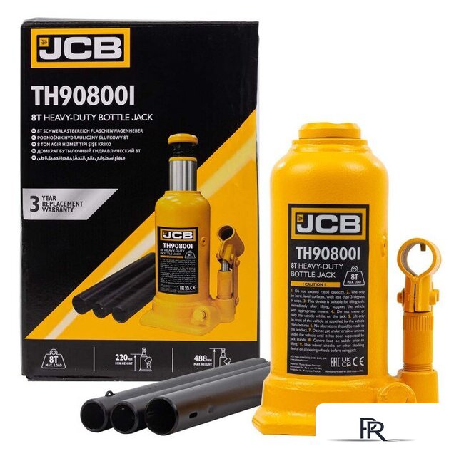 Бутылочный домкрат JCB TH908001 (8т) - Изображение №4 — Интернет-магазин ПроЗаказ