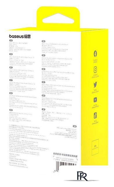 Мышь Baseus F02 Ergonomic Wireless Mouse (черный, без батарейки в комплекте) - Изображение №11 — Интернет-магазин ПроЗаказ