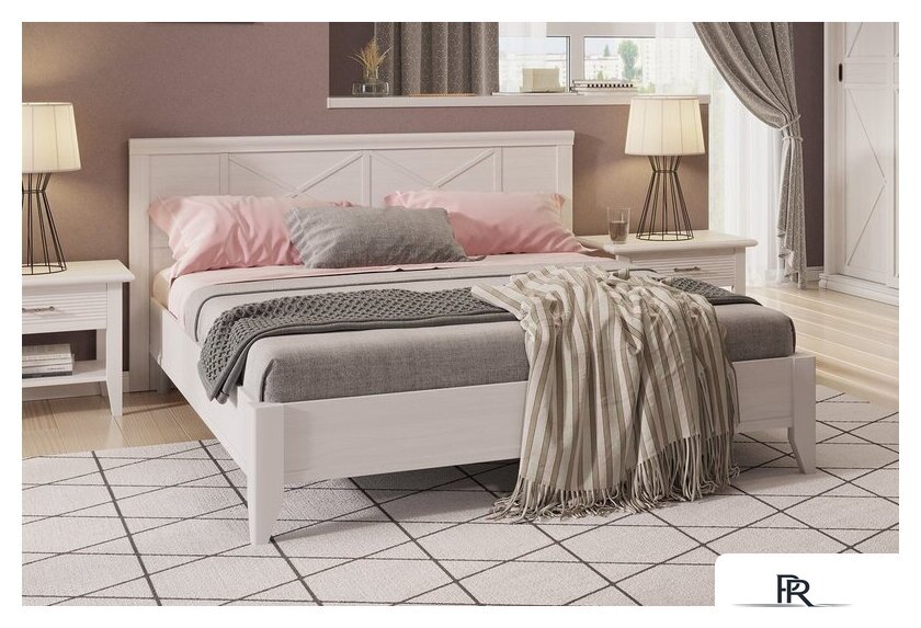 Кровать Ангстрем Кантри спальня КА-800.26 исп.22 (блан-шене) - Изображение №4 — Интернет-магазин ПроЗаказ