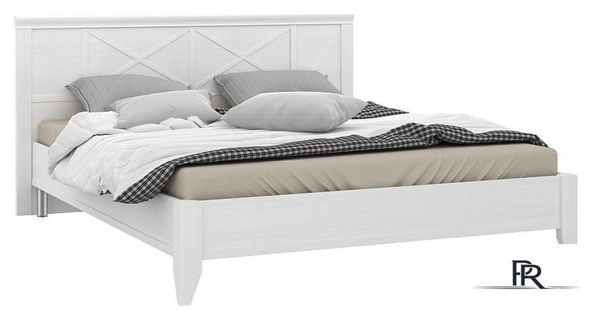 Кровать Ангстрем Кантри спальня КА-800.26 исп.22 (блан-шене) - Изображение №1 — Интернет-магазин ПроЗаказ