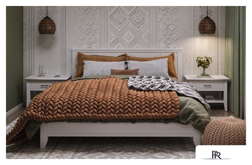 Кровать Ангстрем Кантри спальня КА-800.26 исп.22 (блан-шене) - Изображение №8 — Интернет-магазин ПроЗаказ